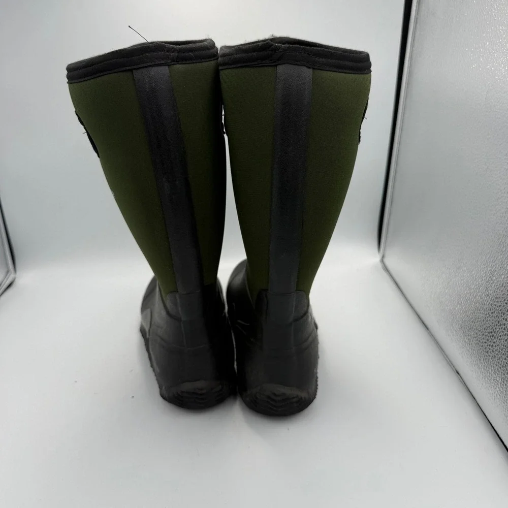 Roper Men's Olive Green and Black Neoprene Pull-On Rain Boots
